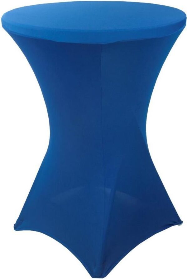 Statafelrok stretch Blauw