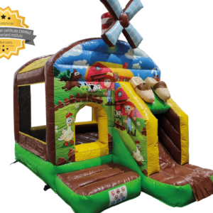 Springkussen Boerderij 4×3 meter.