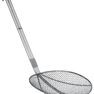 Frituurschep rvs 18 cm.