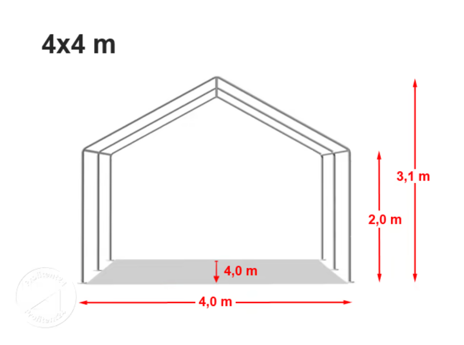 Partytent 4x4 - Afbeelding 3